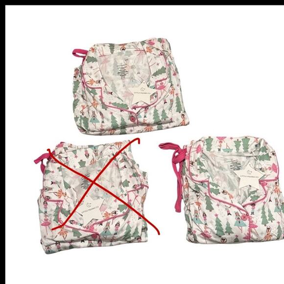 Little Pajama Co Holiday Nutcracker Ballet PJ Set Women’s XL NWT - Picture 8 of 11